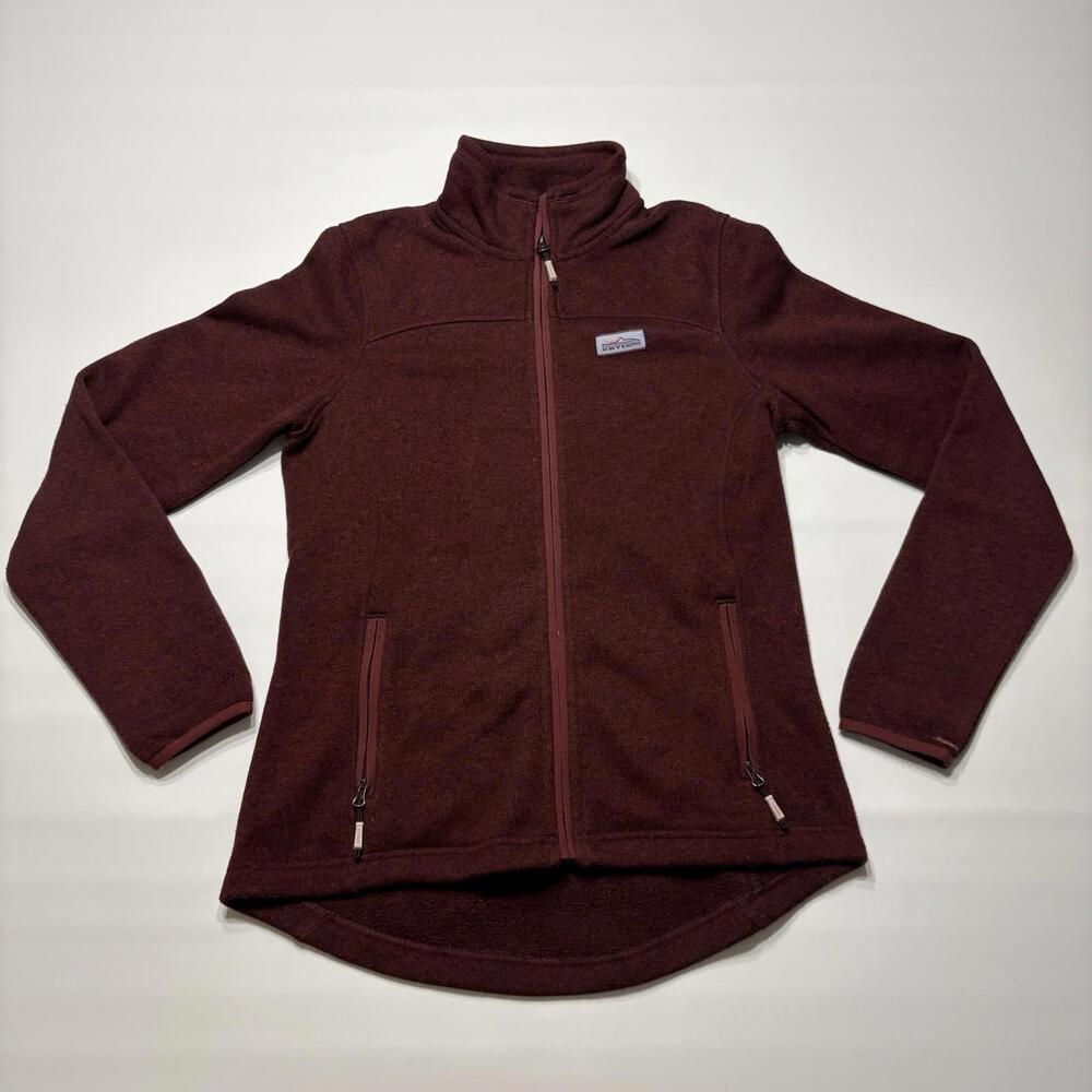 Orvis Women’s Fleece Size XS Burgundy Item# 3BB9 - Picture 1 of 9
